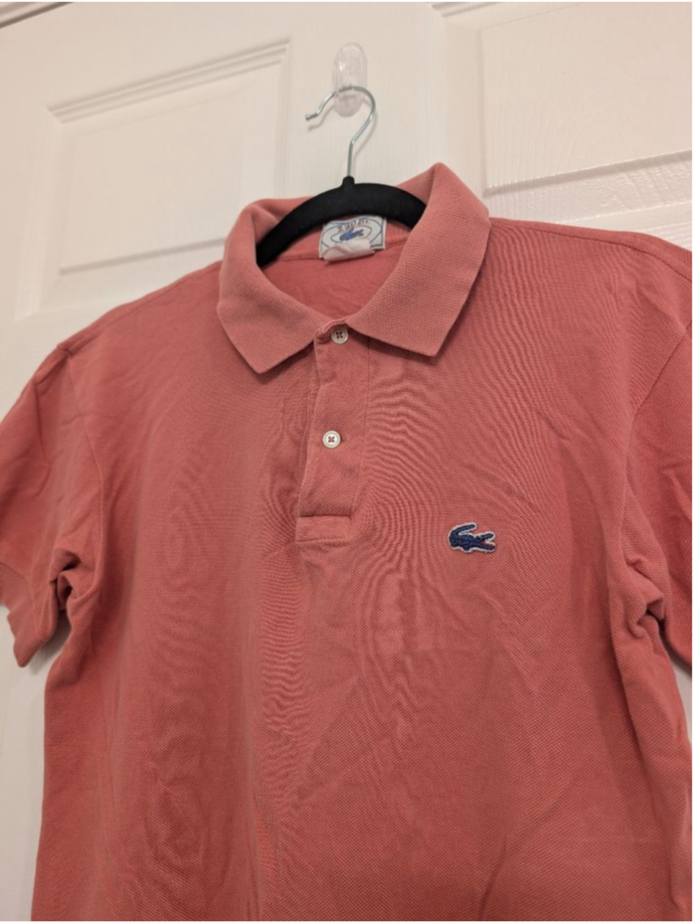 Men's Lacoste Coral Polo Shirt S Tennis Tail
